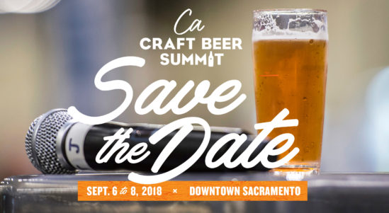 Save the Date for the 2018 California Craft Beer Summit!